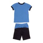 Комплект (джемпер, шорты) для мальчика, рост 98 см, цвет тёмно-серый/голубой Н005 - Фото 8