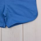 Комплект (джемпер, шорты) для мальчика, рост 80 см, цвет голубой/лимонный Н658_М - Фото 5