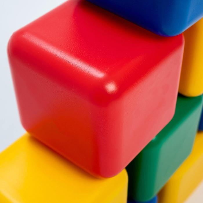 Набор цветных кубиков, 8 штук, 12 х 12 см - фото 1898039553