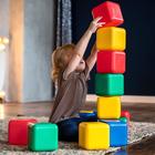 Кубики детские, пластиковые, цветные, 25 штук, 12×12 см - Фото 13