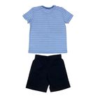 Комплект (джемпер, шорты) для мальчика, рост 98 см, цвет тёмно-синий Н651 - Фото 8