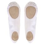 Балетки тиковые, длина по стельке 26 см, цвет белый - фото 20690945