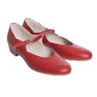 Туфли народные женские, длина по стельке 24 см, цвет красный - фото 2047173