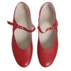 Туфли народные женские, длина по стельке 24,5 см, цвет красный - Фото 3