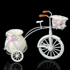 Корзина декоративная "Велосипед с кашпо" МИКС 22х27х12,5 см - Фото 2