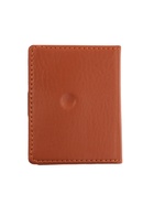 Записная книжка А7, 72 листа, с ручкой, обложка ПВХ. на кнопке, коричневая - Фото 7