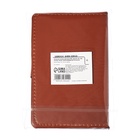 Записная книжка А6, 102 листа, обложка ПВХ, на кнопке, коричневая - Фото 12