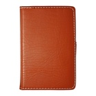 Записная книжка А6, 102 листа, обложка ПВХ, на кнопке, коричневая - Фото 19