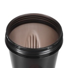 Шейкер «Мастер К» CrossFit, спортивный с пружиной, 450 мл, 17×9 см, черный - Фото 4