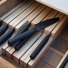 Нож для овощей Ron, цвет черный, 12 см - Фото 5