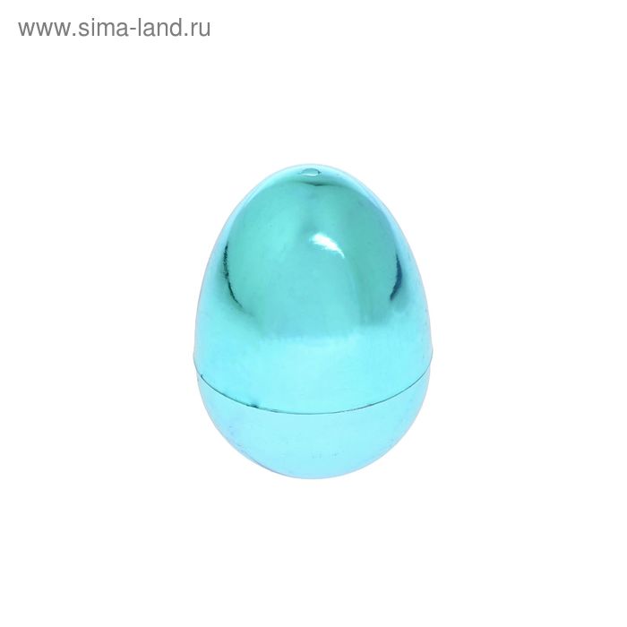 Фигурка для поделок и декорирования "Яйцо", размер 1 шт 7*4 см , цвет голубой - Фото 1
