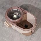 Набор для уборки: ведро на колёсиках с металлической центрифугой 17 л, швабра, запасная насадка из микрофибры, цвет МИКС - Фото 5