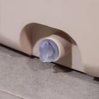 Набор для уборки: ведро на колёсиках с металлической центрифугой 17 л, швабра, запасная насадка из микрофибры, цвет МИКС - Фото 7