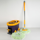 Набор для уборки: ведро на ножках с педальным отжимом и металлической центрифугой 20 л, швабра, запасная насадка из микрофибры, дозатор, цвет МИКС - Фото 1