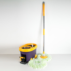 Набор для уборки: ведро на ножках с педальным отжимом и металлической центрифугой 20 л, швабра, запасная насадка из микрофибры, дозатор, цвет МИКС - Фото 2