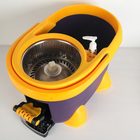 Набор для уборки: ведро на ножках с педальным отжимом и металлической центрифугой 20 л, швабра, запасная насадка из микрофибры, дозатор, цвет МИКС - Фото 3