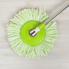 Набор для уборки: ведро на ножках с педальным отжимом и металлической центрифугой 20 л, швабра, запасная насадка из микрофибры, дозатор, цвет МИКС - Фото 7