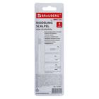 Нож-скальпель металлический корпус, + 5 запасных лезвий, блистер - Фото 2