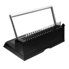 Брошюровщик для пластиковой пружины, перфорация до 12 листов, переплетение до 450 листов, BRAUBERG B12 - Фото 5