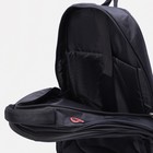 Рюкзак, 3 отдела на молнии, наружный карман, 2 боковых кармана, цвет чёрный - Фото 7