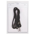 Бейдж вертикальный 90×120 мм, BRAUBERG, на черном шнурке 45 см, 2 карабина - Фото 4