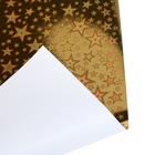 Бумага цветная голографическая А4, 8 листов, 8 цветов, рисунок из звезд, 210 х 297 мм - Фото 4