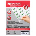 Этикетка самоклеящаяся на листе формата А4, 1 этикетка, 210 х 297 мм, белая, матовая, 50 листов - Фото 2