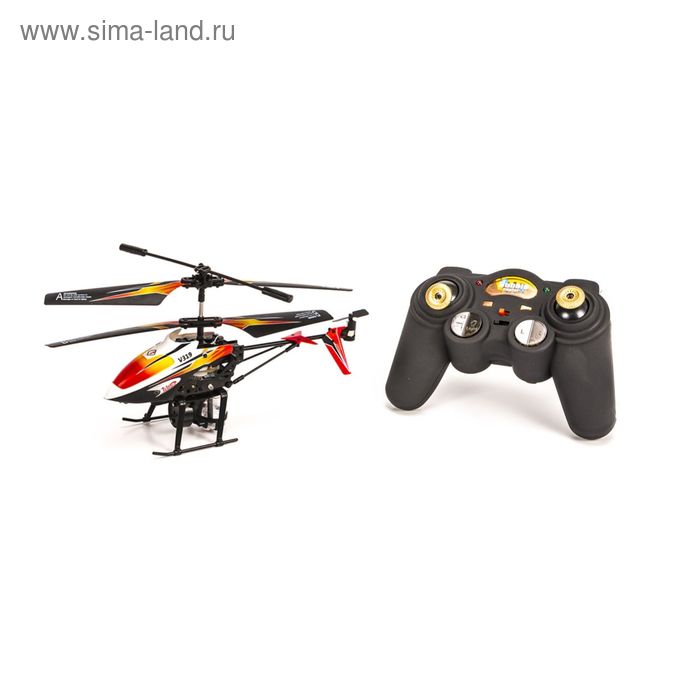 Радиоуправляемый вертолёт WLTOYS V319 с водяной пушкой, цвет МИКС - Фото 1