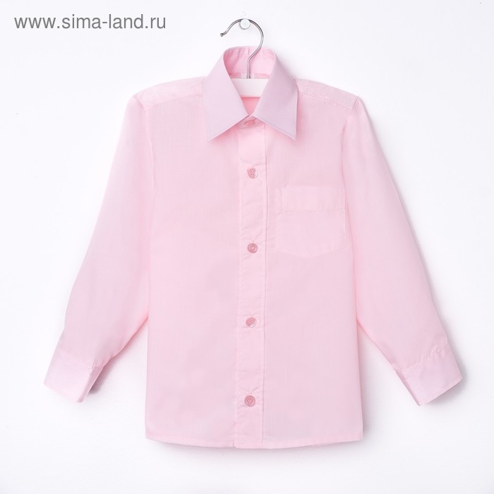 Сорочка для мальчика, цвет светло-розовый, рост 170-176 см - Фото 1