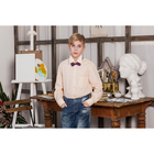 Сорочка для мальчика, рост 98-104 см (27), цвет персиковый  181 - Фото 4