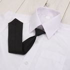 Сорочка для мальчика, нарядная с галстуком, рост 86 см (25), цвет белый  1181_М - Фото 5