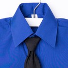 Сорочка для мальчика, нарядная с галстуком, рост 110-116 см (29), цвет васильковый  1181 - Фото 3