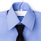 Сорочка для мальчика, нарядная с галстуком, рост 98-104 см (27), цвет тёмно-голубой  1181 - Фото 3