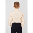 Сорочка для мальчика, нарядная с галстуком, рост 98-104 см (26), цвет персиковый 1181 - Фото 2