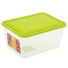 Ёмкость для продуктов прямоугольная, 2 л, цвет салатовый - Фото 1