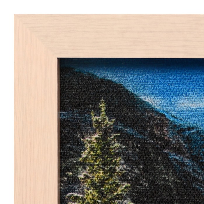 Гобеленовая картина "Горные вершины" 44*64 см рамка микс - фото 1905389120