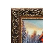Гобеленовая картина "Домик зимний" 26*35 см рамка МИКС - Фото 3