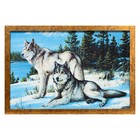 Гобеленовая картина "Волки перед охотой" 44*64 см рамка МИКС - Фото 7
