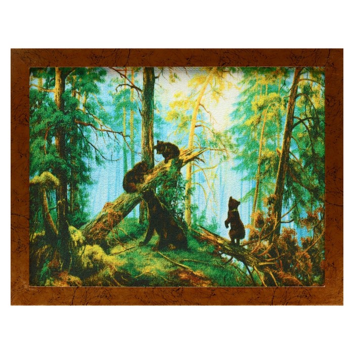 Гобеленовая картина "В сосновом бору" 44х34 см