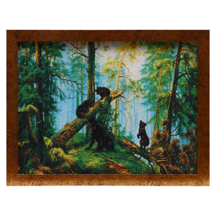 Гобеленовая картина "В сосновом бору" 44х34 см - фото 1905389181