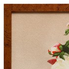Гобеленовая картина "Пионы в вазе " 53*73 см рамка микс - фото 9833903