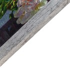 Гобеленовая картина "Пионы на окне" 34*43 см, рама микс - Фото 3