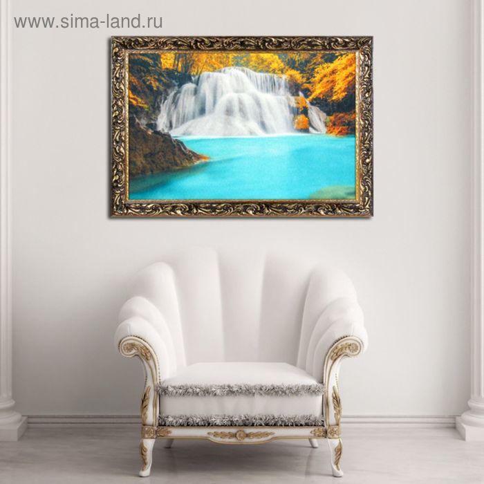 Гобеленовая картина "Осенний водопад" 44*64 см - Фото 1