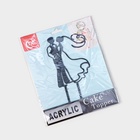 Топпер для торта «Свадьба», 10×17.5 см, пластик, чёрный - Фото 7