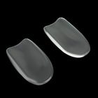 Подпяточники для обуви, на клеевой основе, силиконовые, 9,5 × 5,5 см, пара, цвет прозрачный - Фото 2