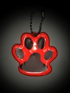 Светоотражающий элемент «Лапка», 5.5×4.8 см, цвет оранжевый - Фото 3