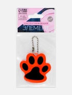 Светоотражающий элемент «Лапка», 5.5×4.8 см, цвет оранжевый - Фото 5