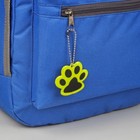 Светоотражающий элемент «Лапка», двусторонний, 5.5 × 4.8 см, цвет жёлтый - Фото 2