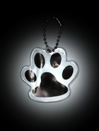 Светоотражающий элемент «Лапка», двусторонний, 5.5×4.8 см, цвет белый - Фото 4