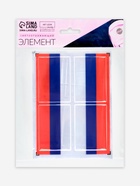 Светоотражающие наклейки «Флаг России», 6.4×4.4 см, 4 шт. на листе, триколор - Фото 7